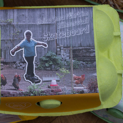 Deine Oma fährt im Hühnerstall Motorrad?